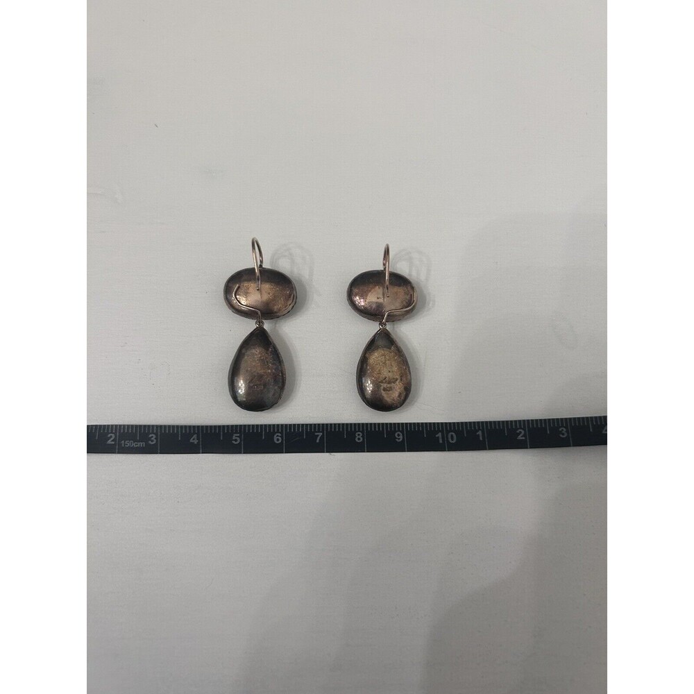 Larkspur & Hawk Earrings Drop Stone annie glass alor - Picture 4 of 5